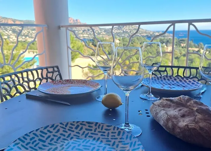 Vue Panoramique Au Cap Esterel T2 Апартаменты *